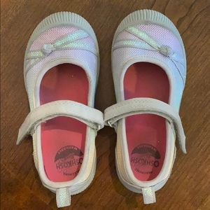 Oshkosh girls rainbow Mary Janes